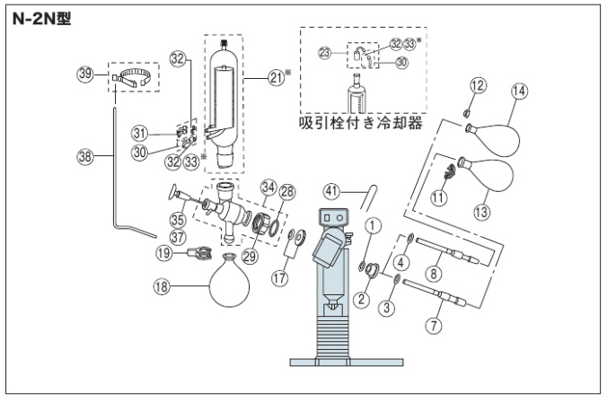 関連装置・部品｜小型ロータリーエバポレーター | EYELA 東京理化器械