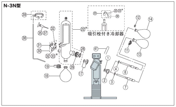 関連装置・部品｜小型ロータリーエバポレーター | EYELA 東京理化器械