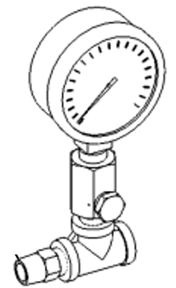 圧力計セット（特殊熱媒体用）