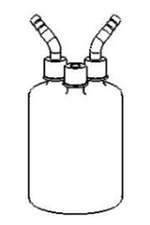 廃液トラップ瓶（ウルフ瓶）