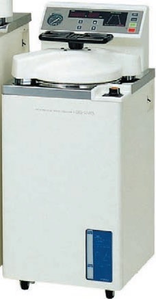 高圧蒸気滅菌器 147kPa 内径248×深さ543：ラボ用オートクレーブ